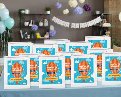 Hot Air Girl theme Oversized Return Gift Bag