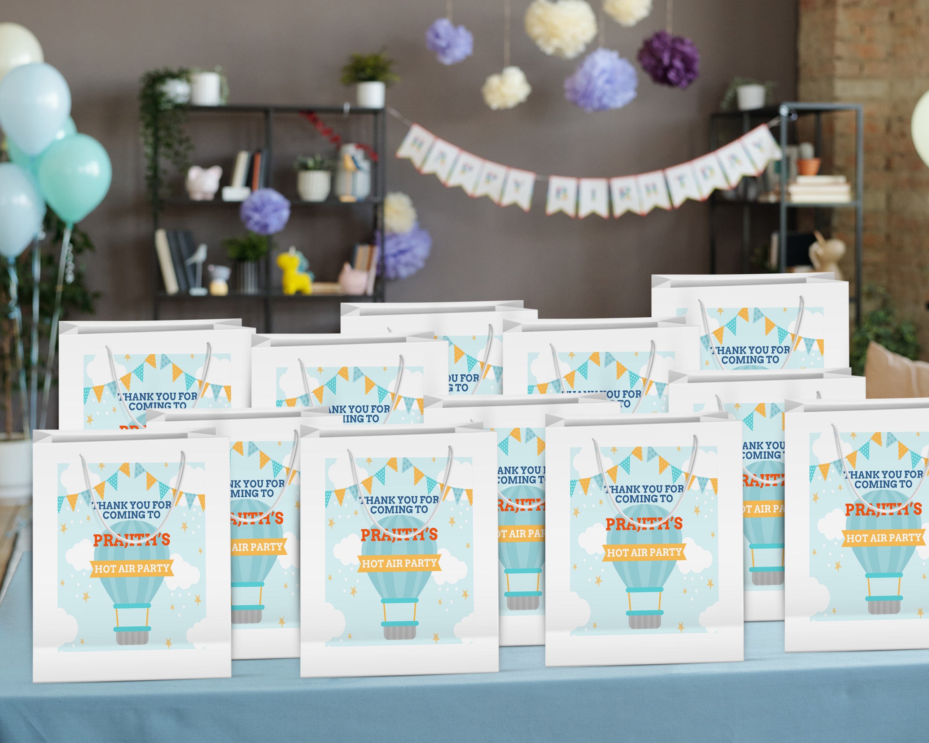 Hot Air Boy theme Oversized Return Gift Bag - image 4 of 5 | Party Supplies India