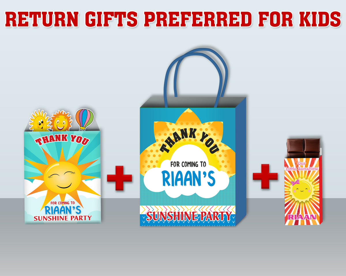 PSI Sunshine Theme Return Gift Combo | Theme Based Return Gifts – Party ...