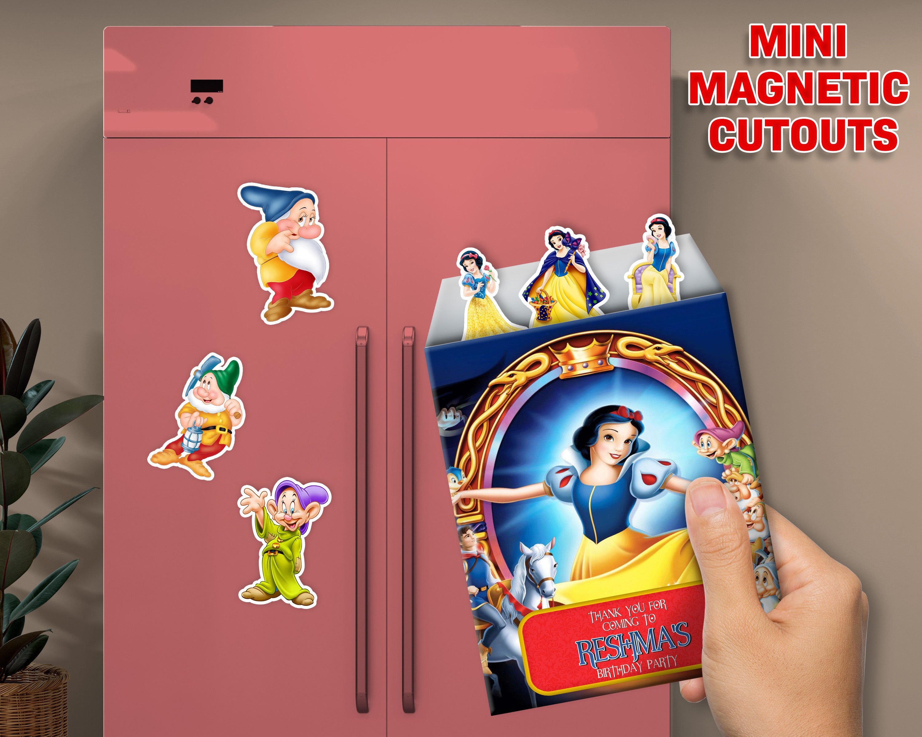 Snow and White theme Mini Magnetic Return Gift Pack