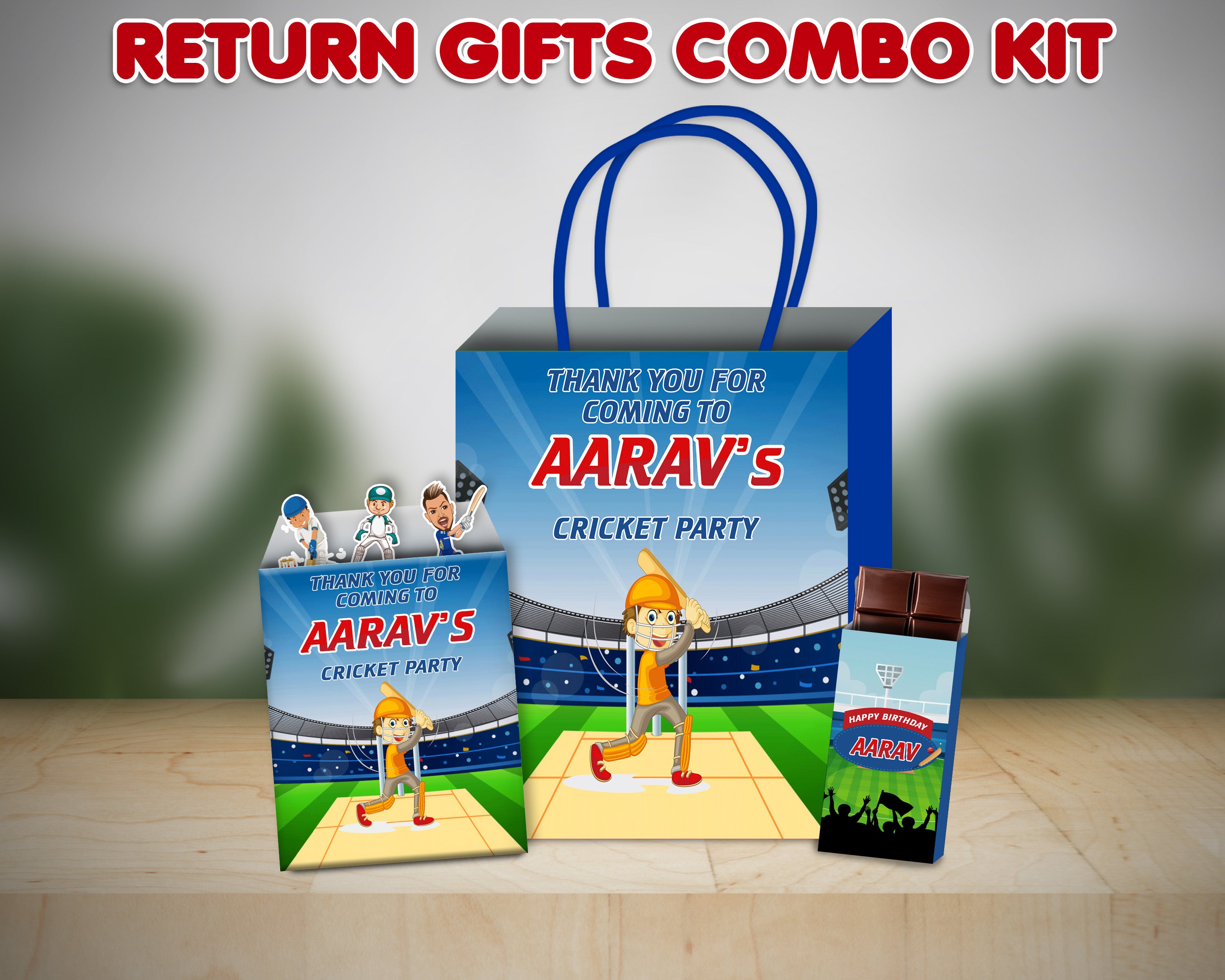 Cricket Theme Return Gift Combo