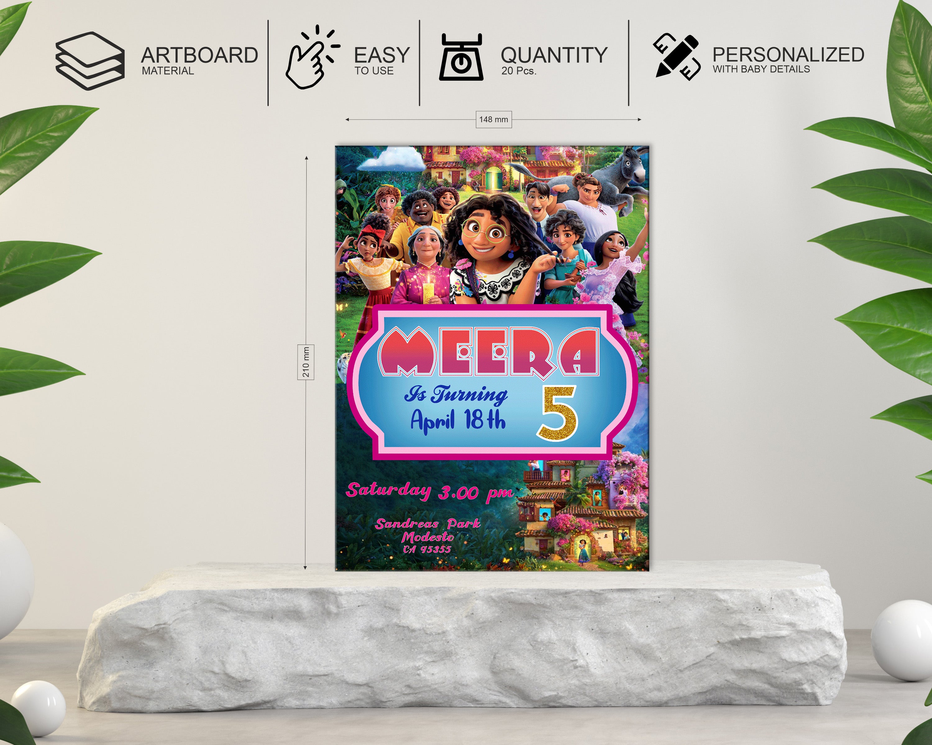 Encanto Theme Invite