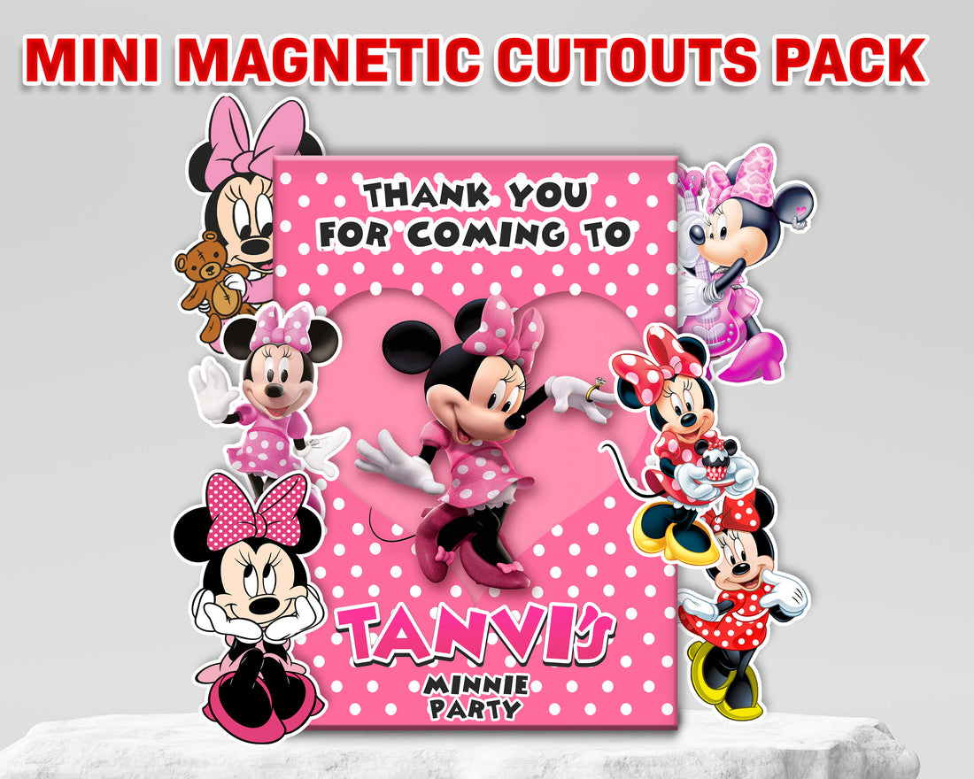Minnie Mouse Theme Mini Magnetic Return Gift Pack