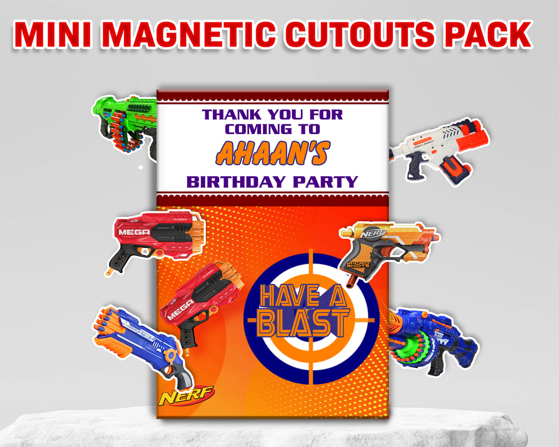 Nerf Theme Theme Mini Magnetic Return Gift Pack