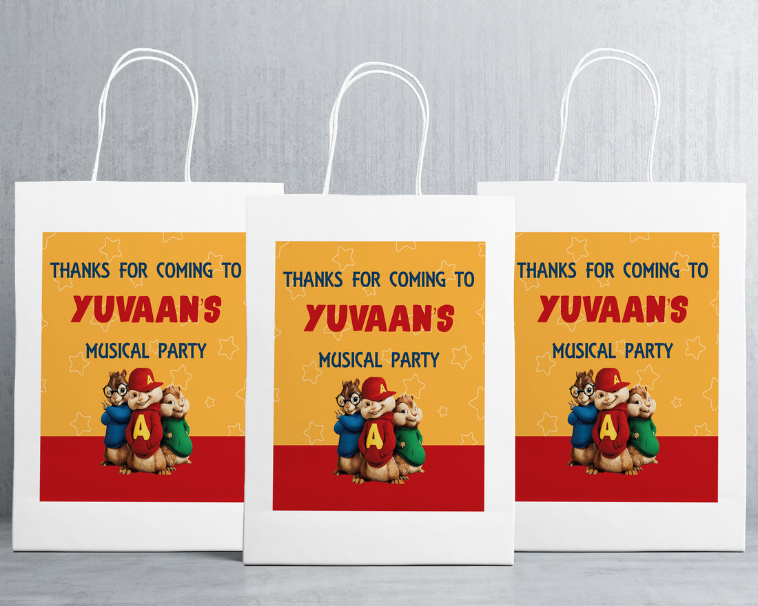 PSI Alvin And Chipmunks Theme Oversized Return Gift Bag