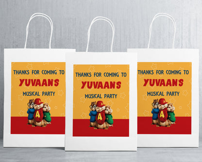 Alvin And Chipmunks Theme Oversized Return Gift Bag