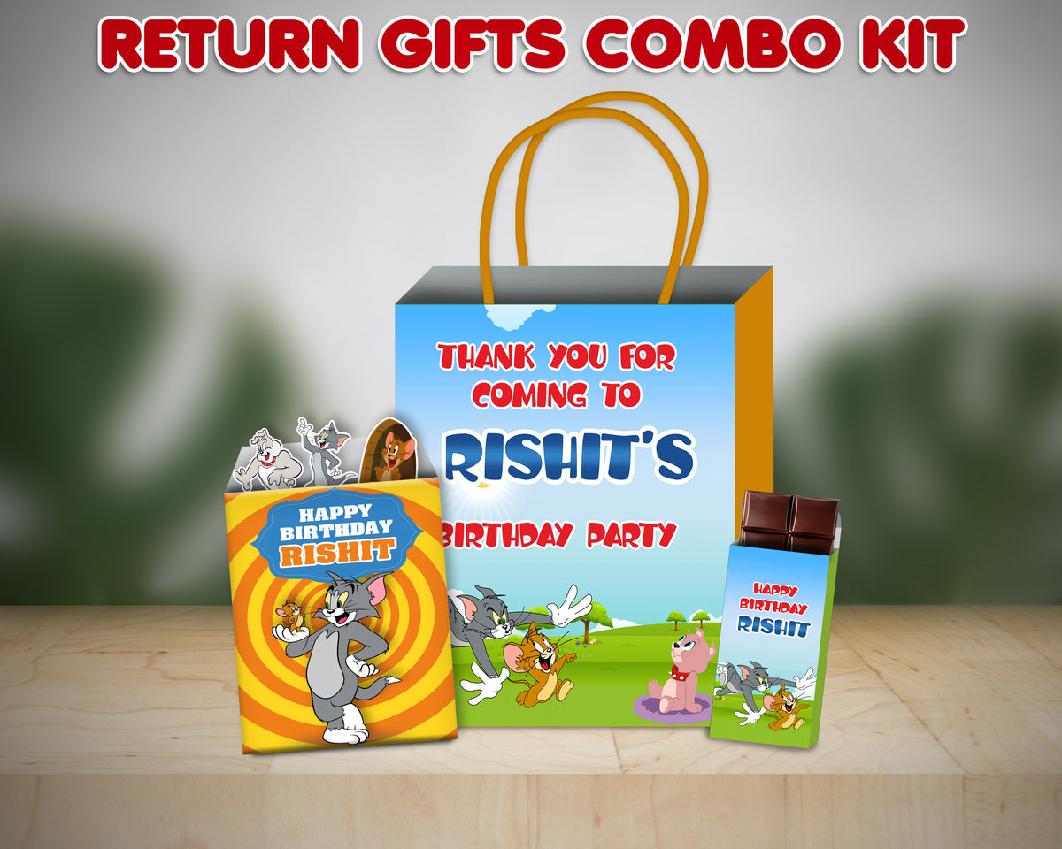 Tom & Jerry Theme Return Gift Combo | Theme Based Combo Kits – Party ...