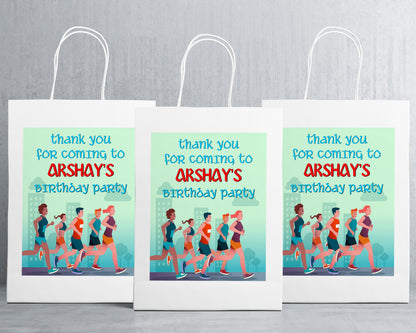 Marathon Theme Oversized Return Gift Bag - image 1 of 5 | Party Supplies India