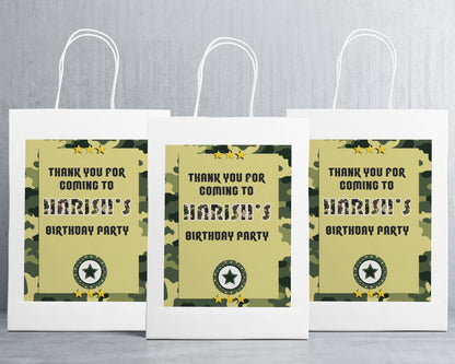 Military Theme Oversized Return Gift Bag