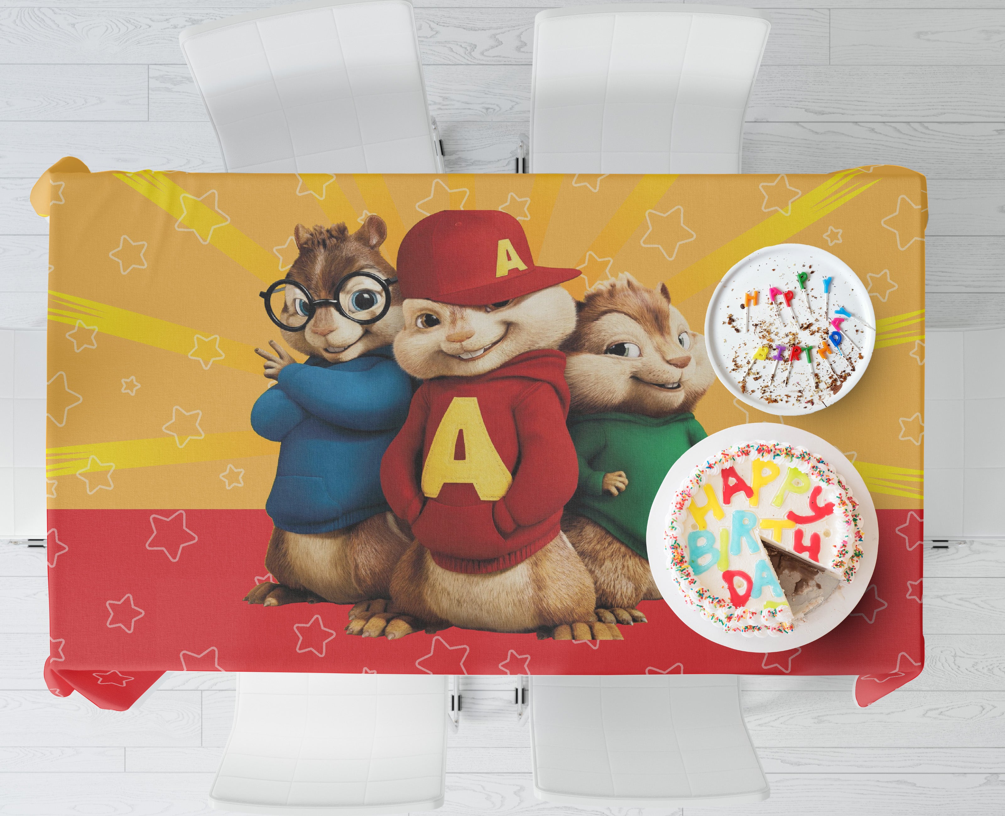 PSI Alvin And Chipmunks Theme Cake Tablecover