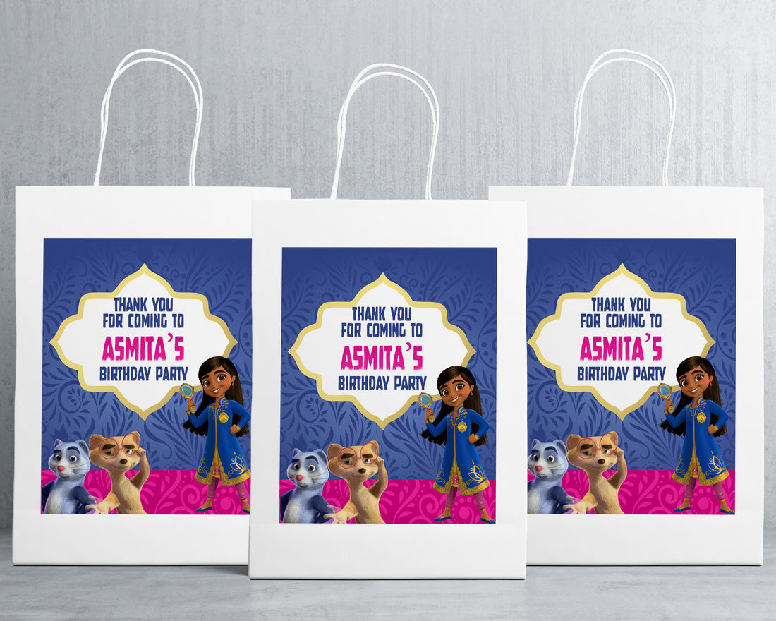 Mira the Royal Detective Theme Oversized Return Gift Bag