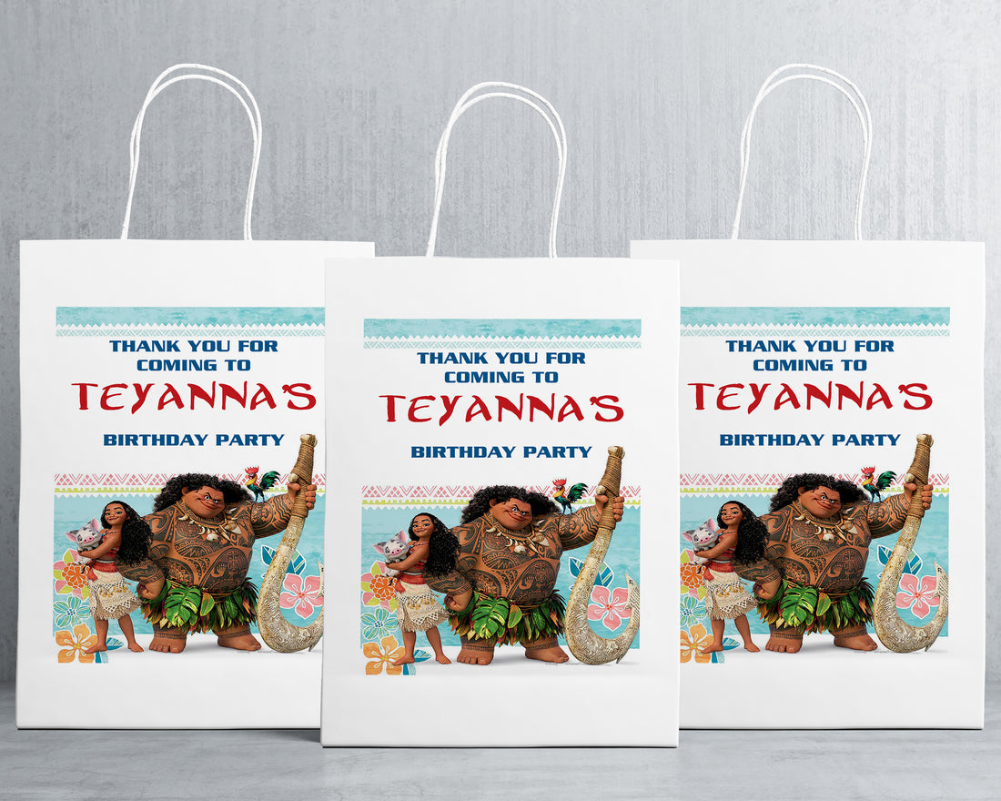 Moana Theme Oversized Return Gift Bag