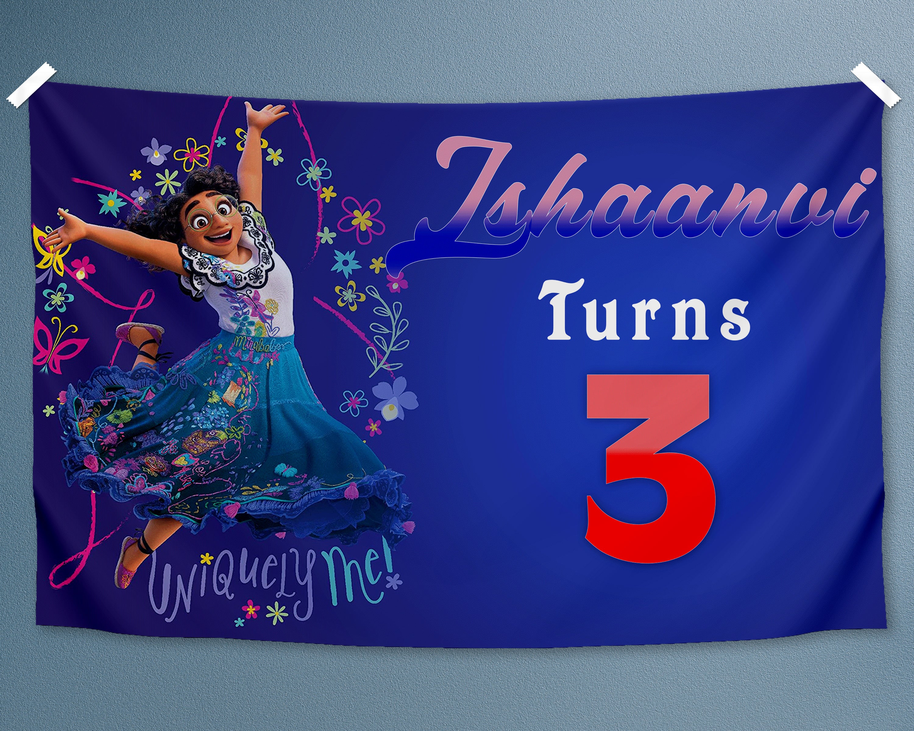 Encanto Theme Backdrop