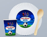 Football Theme Party Cups and Plates Combo - image 1 of 6 | Party Supplies India