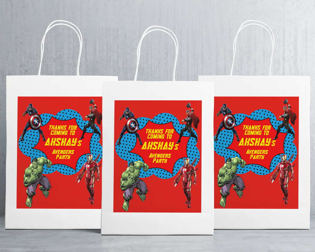Avengers Theme Oversized Return Gift Bag