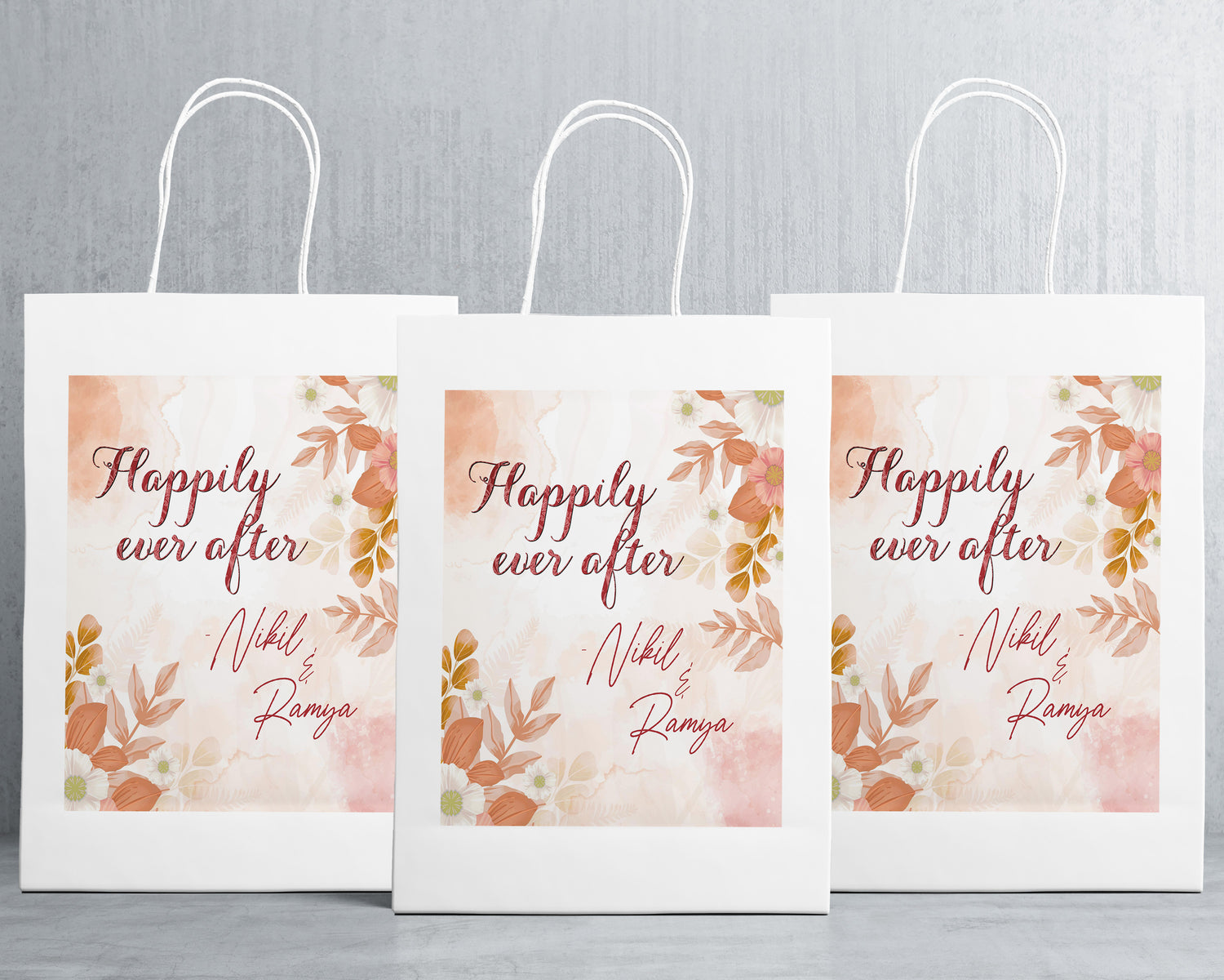 Wedding Theme Customized Oversized Return Gift Bag - image 1 of 5 | Party Supplies India