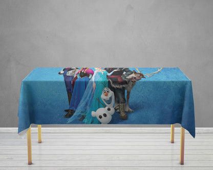Frozen Theme Cake Tablecover