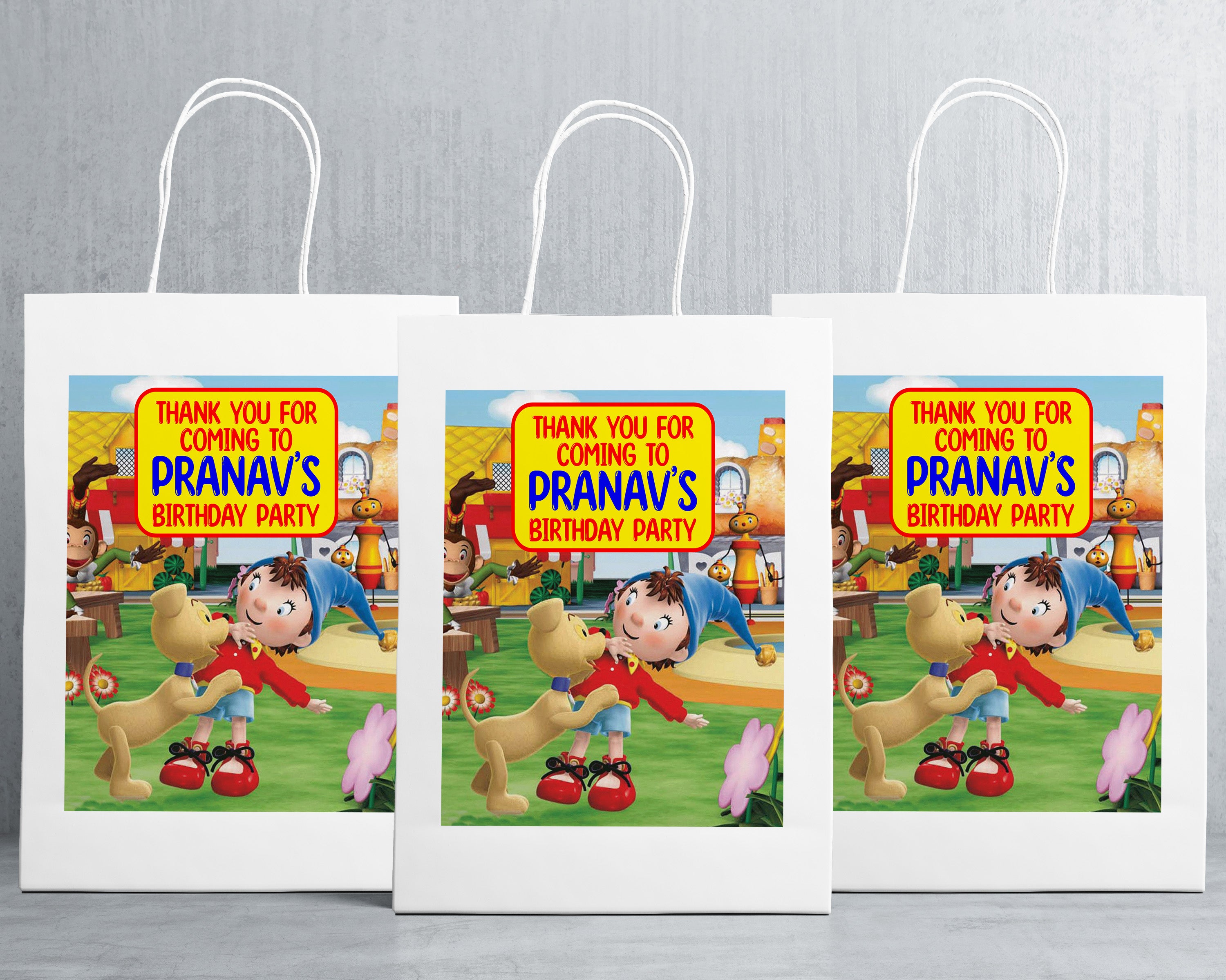 Noddy Theme Oversized Return Gift Bag