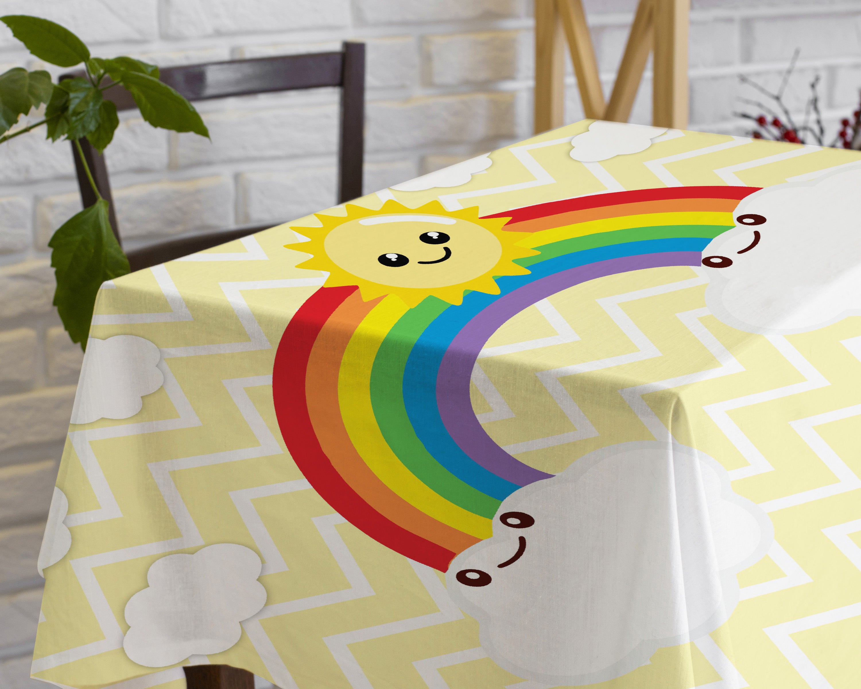 Sunshine Boy Theme Cake Tablecover