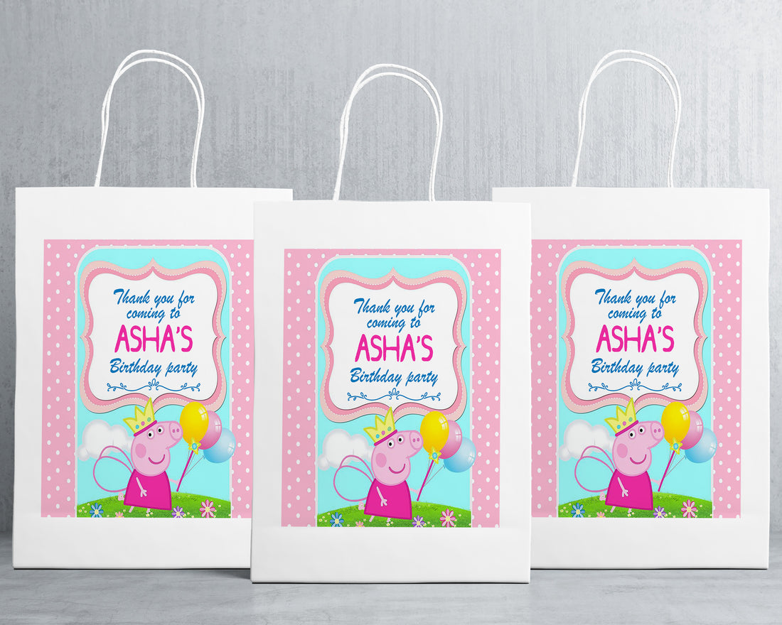 PSI Peppa Pig Girl Theme Oversized Return Gift Bag