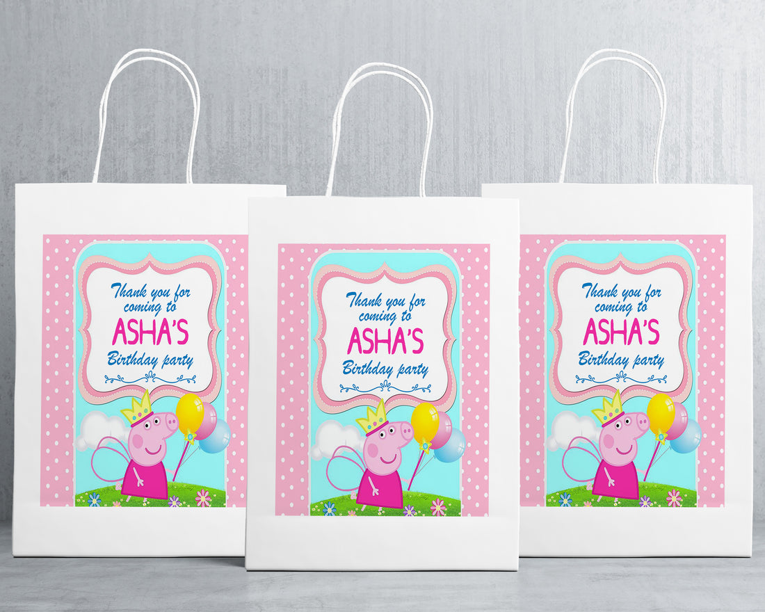 Peppa Pig Girl Oversized Return Gift Bag