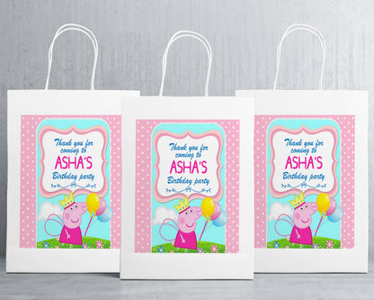 Peppa Pig Girl Oversized Return Gift Bag