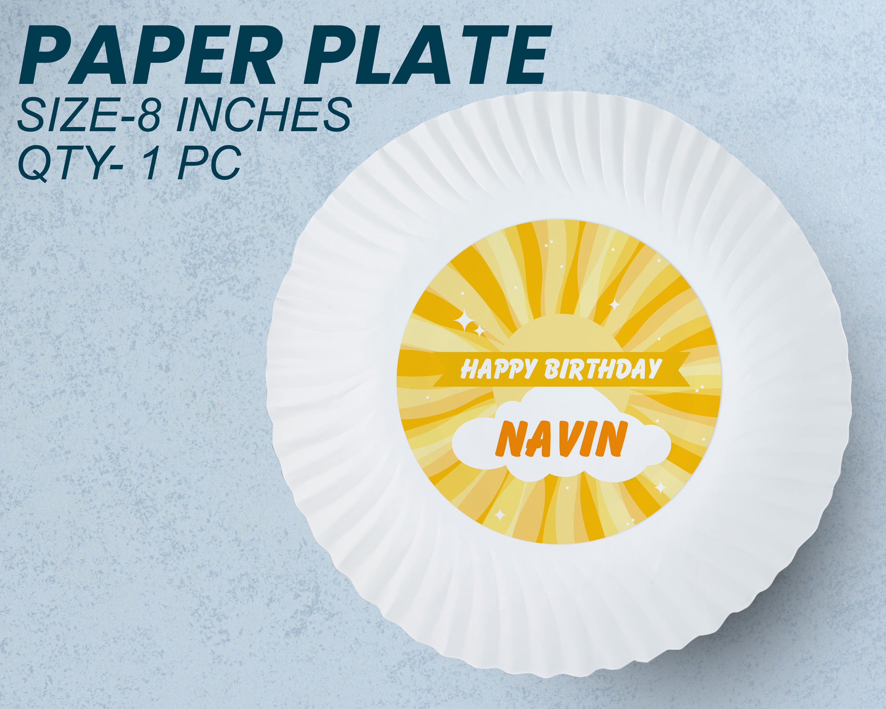 Sunshine Theme Party Cups and Plates Combo