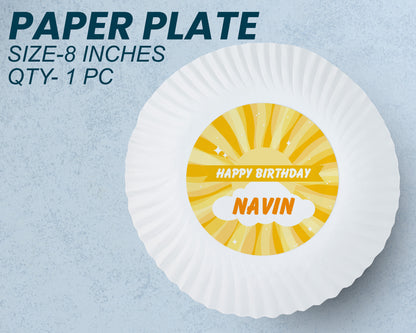 Sunshine Theme Party Cups and Plates Combo