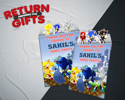 Sonic the Hedgehog theme Mini Magnetic Return Gift Pack