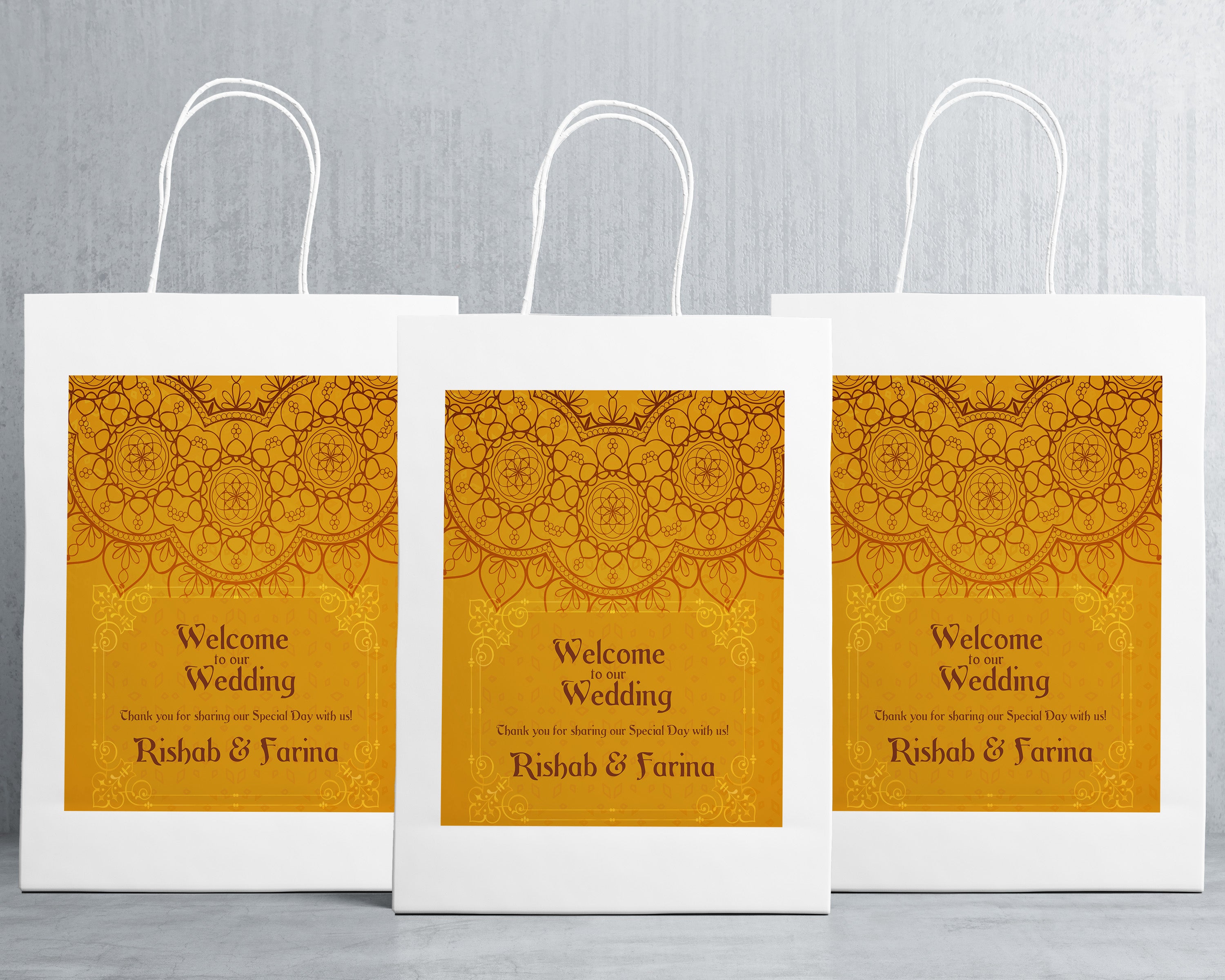 Wedding Theme Oversized Return Gift Bag