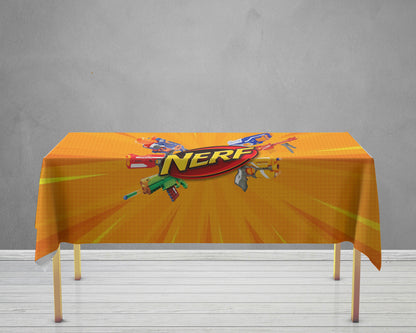 Nerf Theme Cake Tablecover