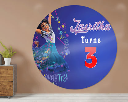 Encanto Theme Round  Backdrop - image 3 of 5 | Party Supplies India
