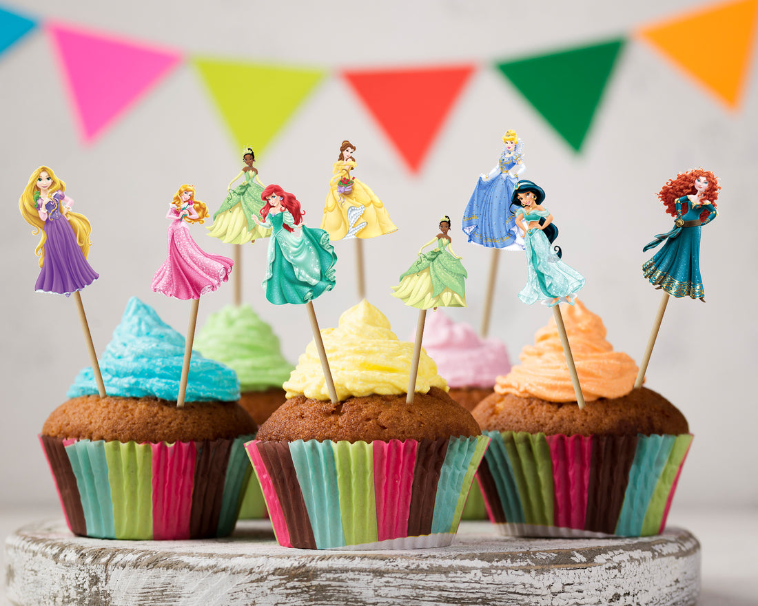 Princess Theme Cup Cake Topper