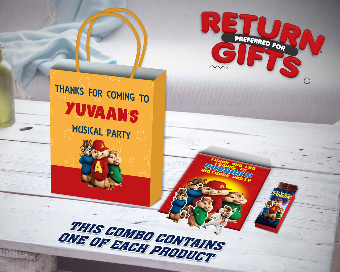 PSI Alvin the Chipmunks Theme Return Gift Combo