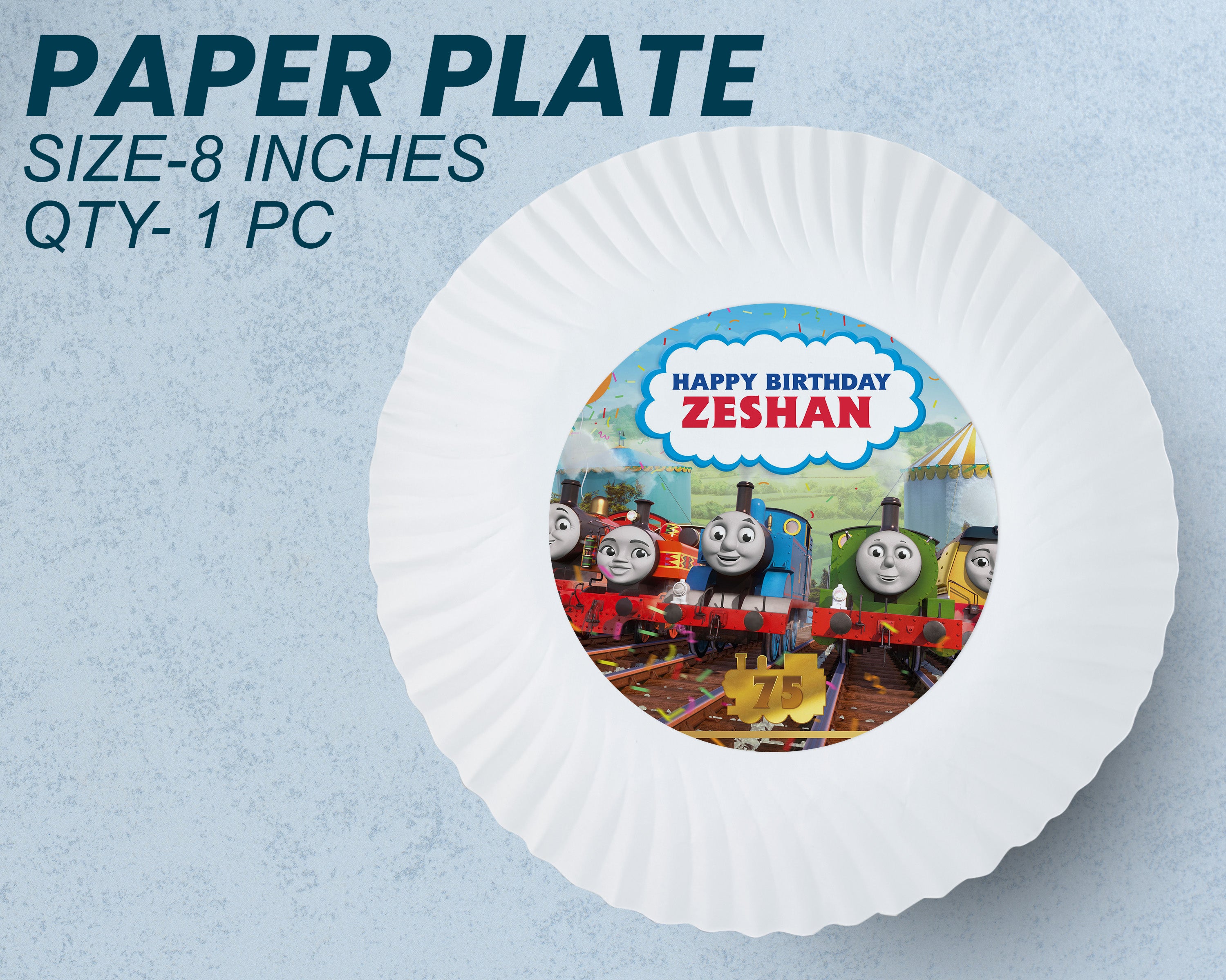 PSI Thomas and Friends Theme Party Cups and Plates Combo
