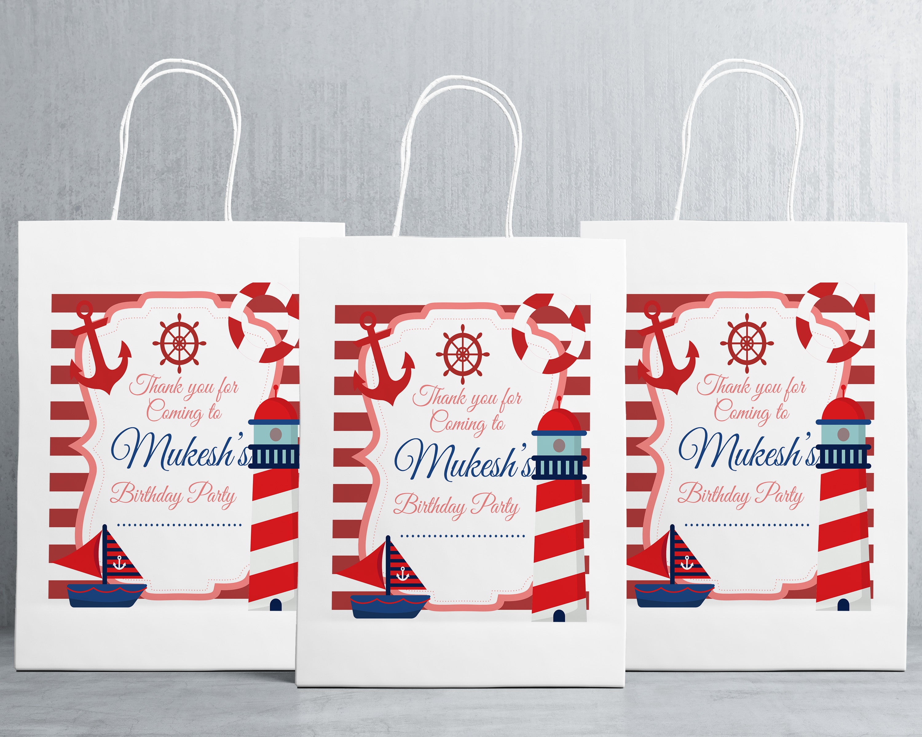 Sailor Theme Oversized Return Gift Bag - image 1 of 5 | Party Supplies India