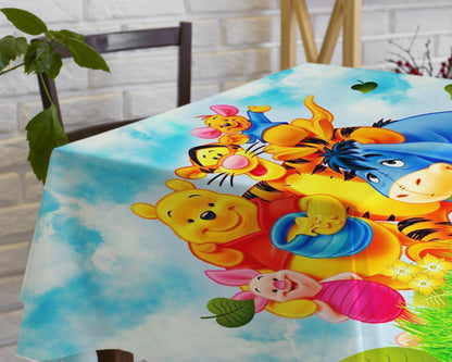 Winnie the Pooh Theme Cake Tablecover