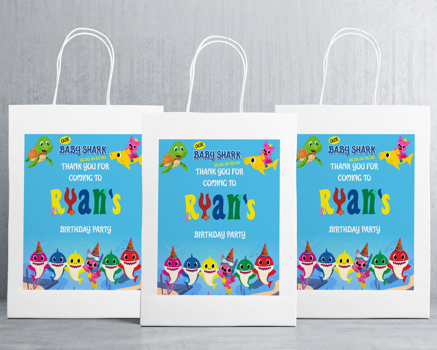 Shark Boy Theme Oversized Return Gift Bag - image 1 of 5 | Party Supplies India