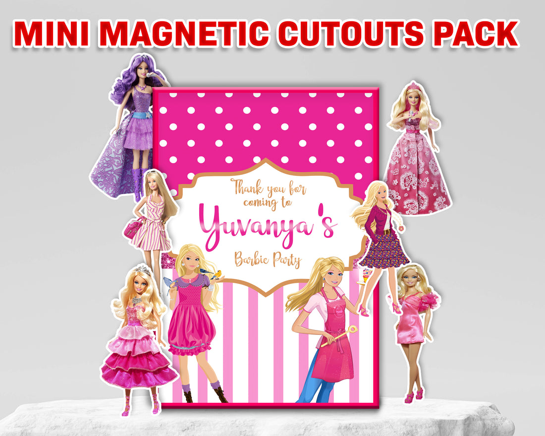 Barbie theme Mini Magnetic Return Gift Pack