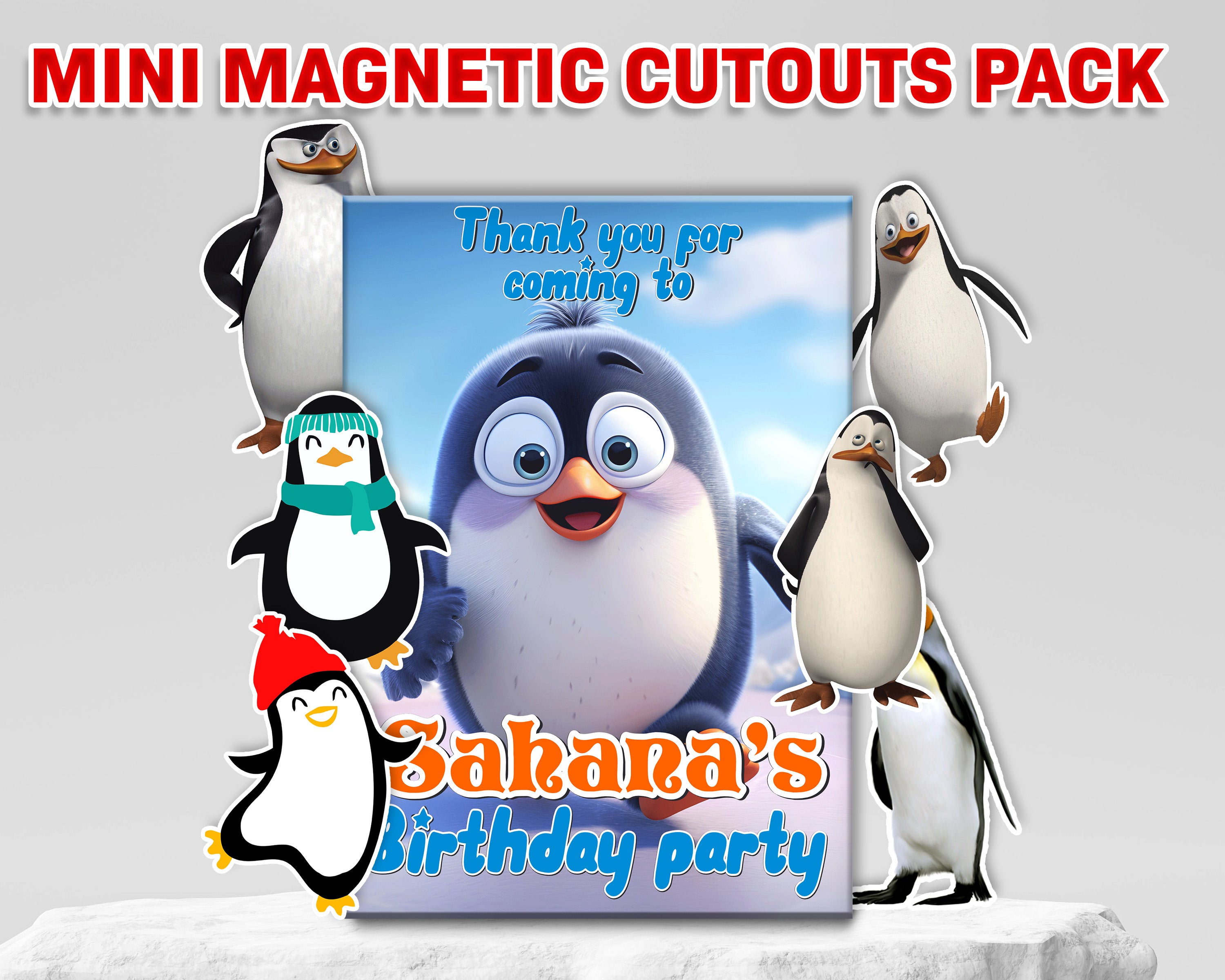 Penguin Theme Mini Magnetic Return Gift Pack