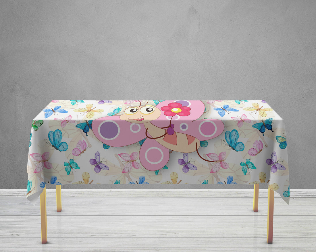 PSI Butterfly Theme Cake Tablecover