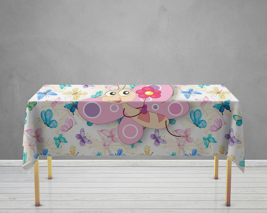 Butterfly Theme Cake Tablecover