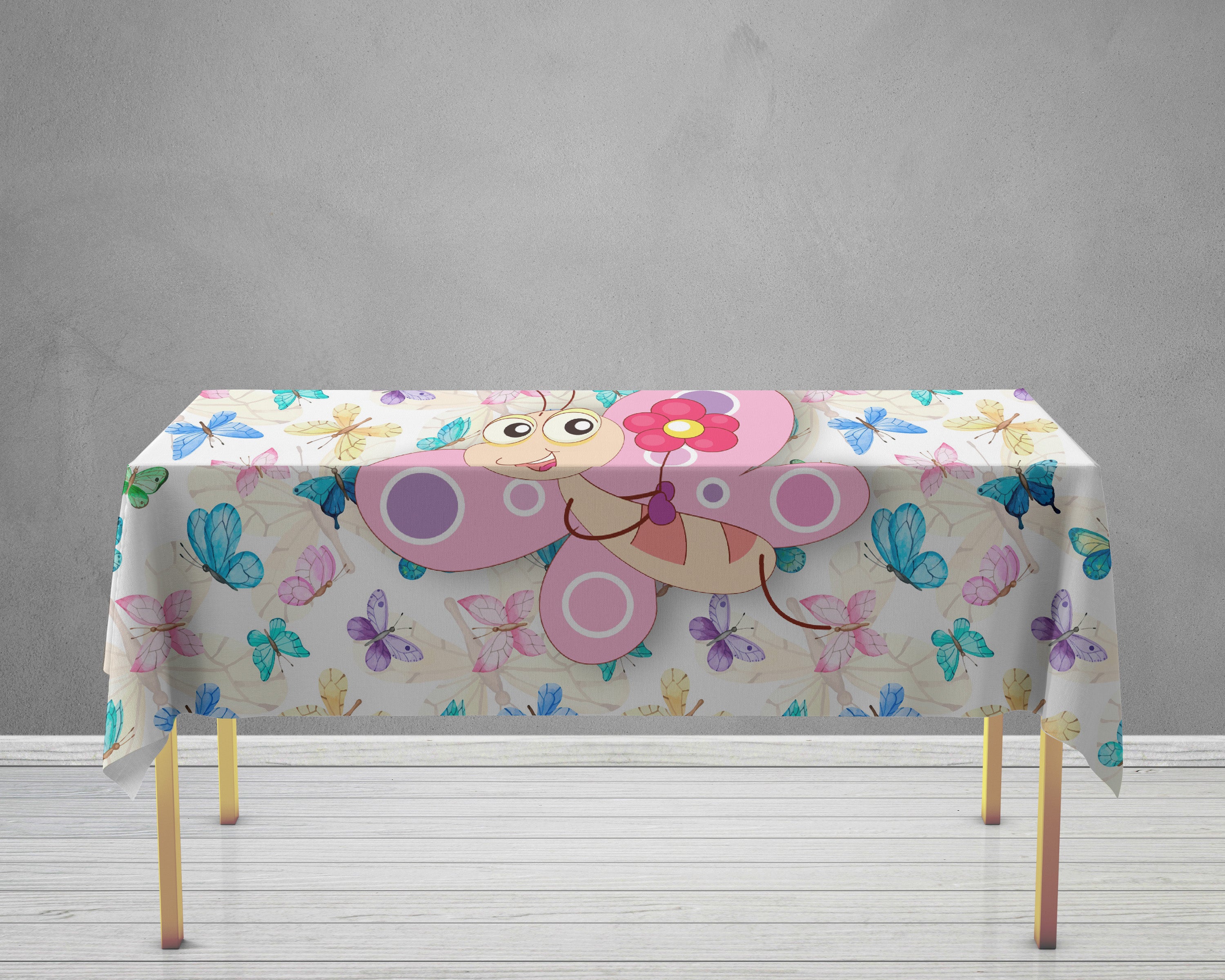 Butterfly Theme Cake Tablecover