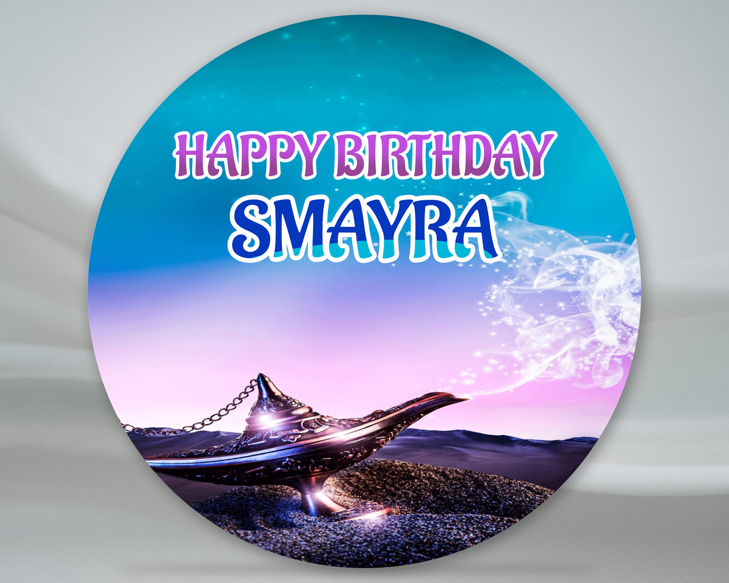 Aladdin Theme Round Backdrop