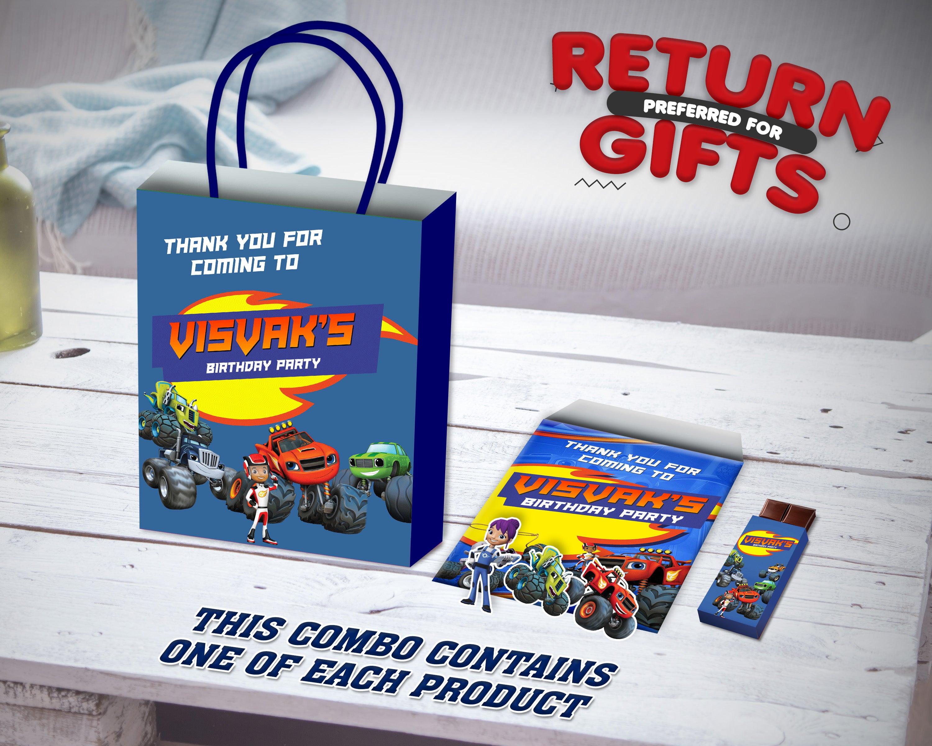 Blaze and the Monster Theme Return Gift Combo