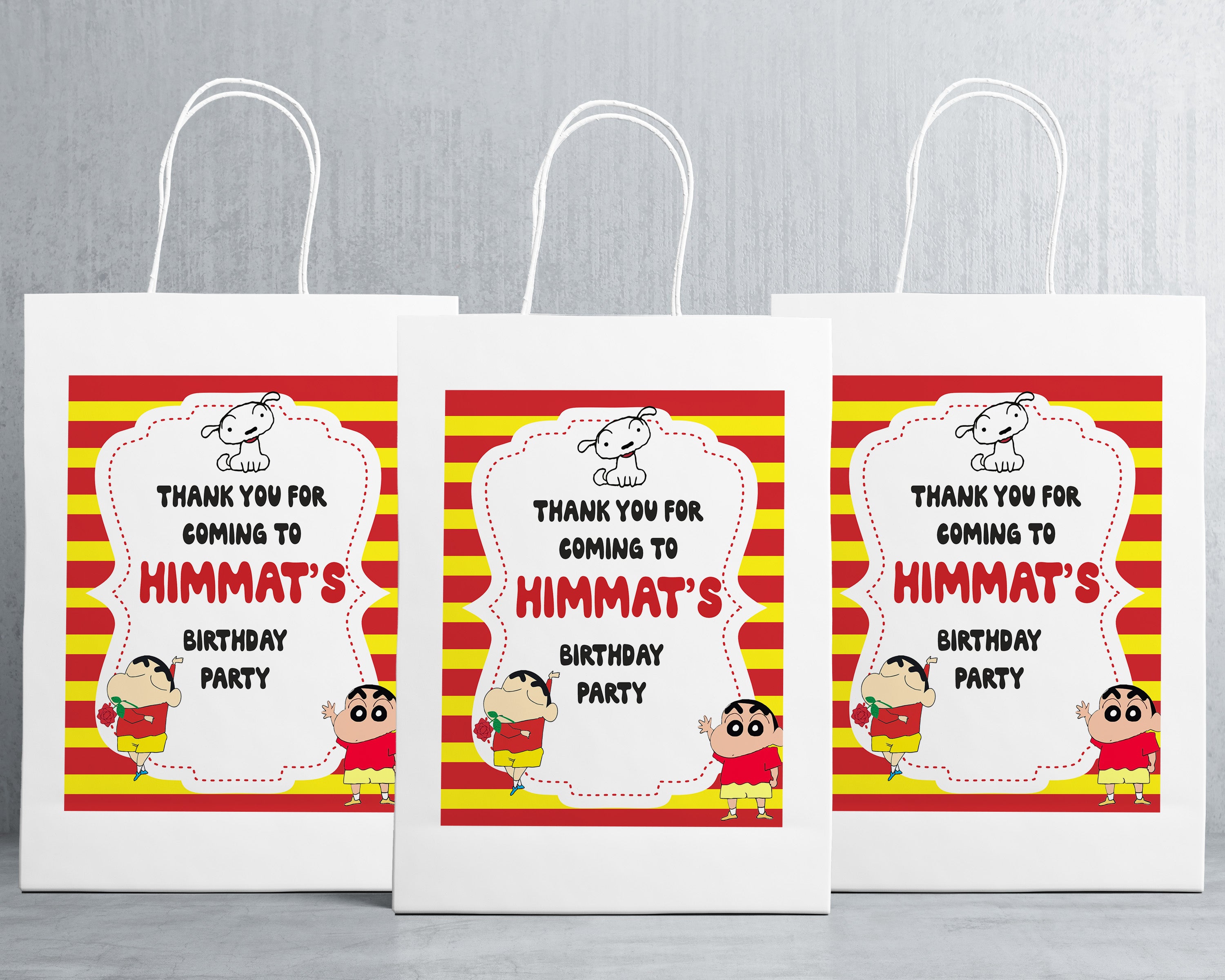 Shinchan Theme Oversized Return Gift Bag - image 1 of 5 | Party Supplies India
