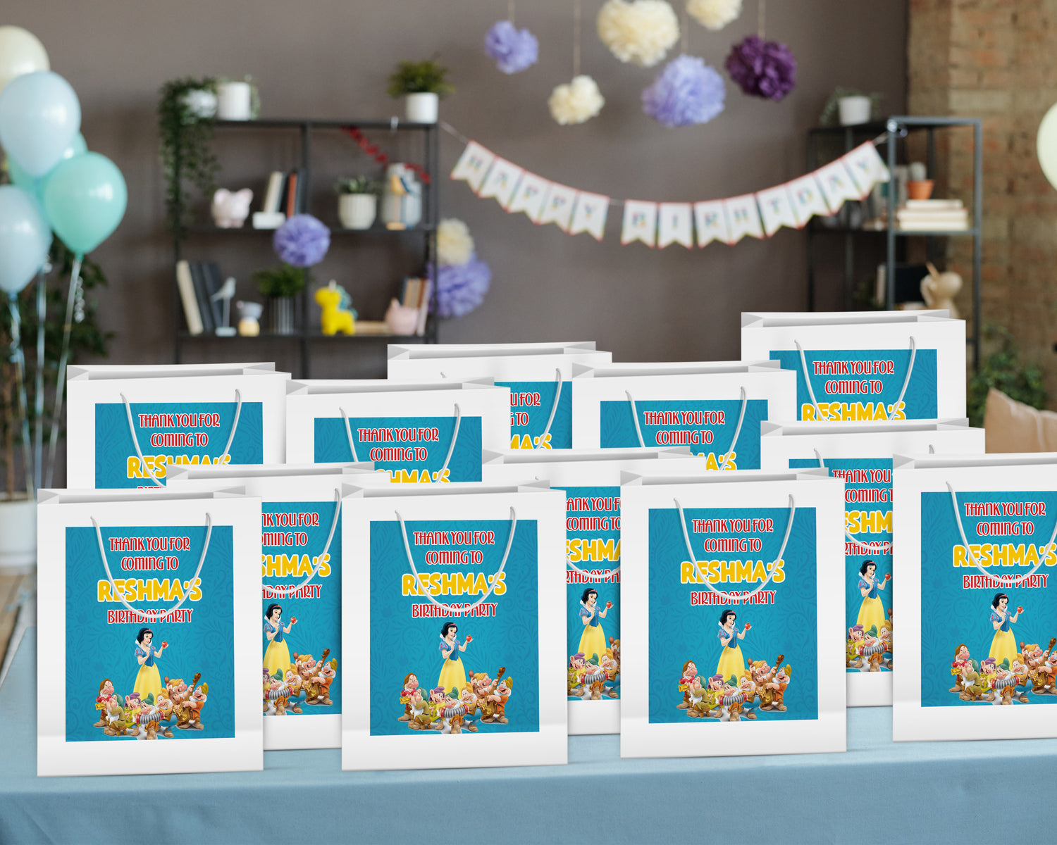 Snow White And Theme Oversized Return Gift Bag - image 4 of 5 | Party Supplies India