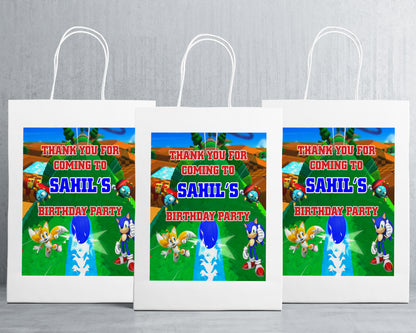 Sonic The Hedgehog Theme Oversized Return Gift Bag - image 1 of 5 | Party Supplies India