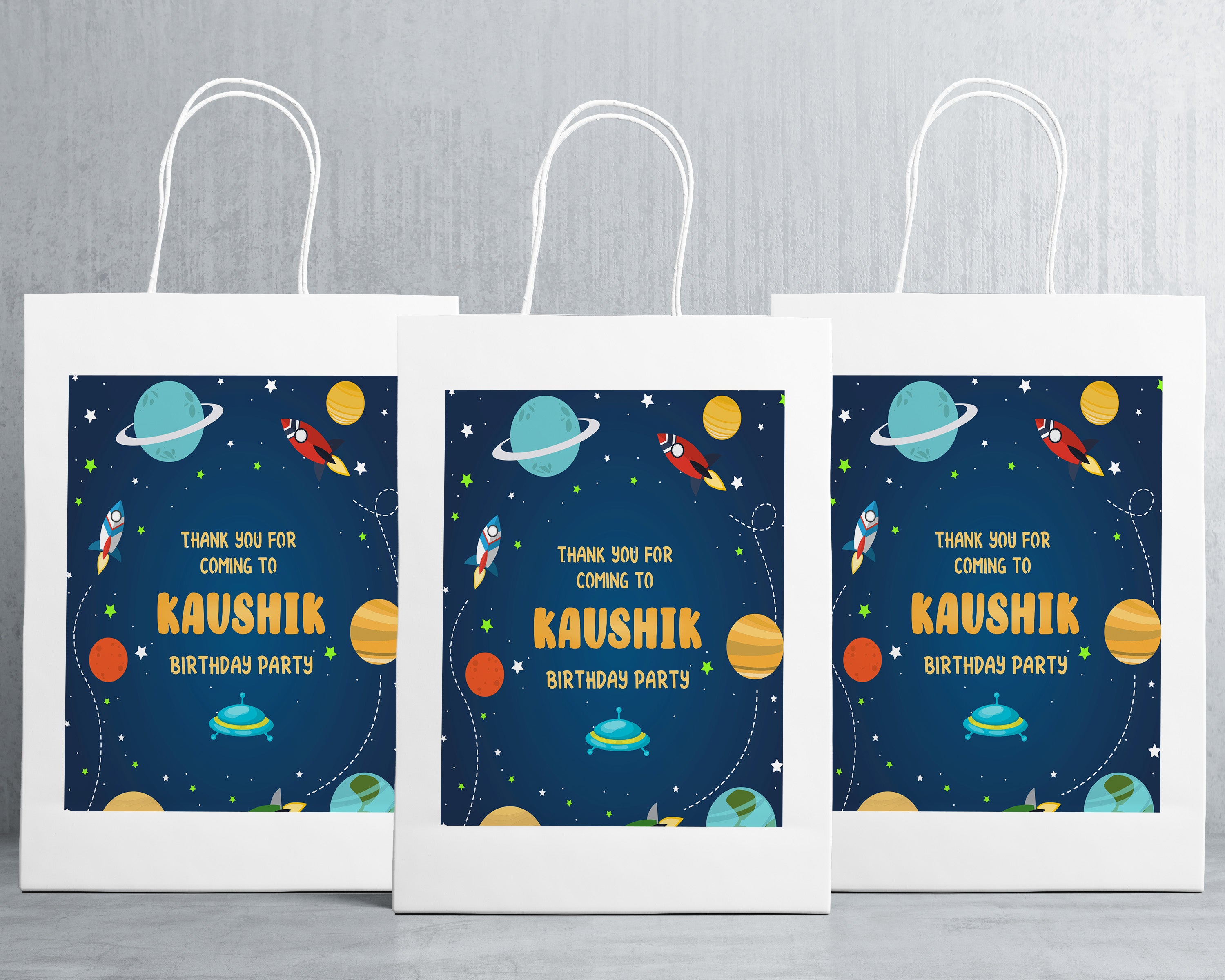 Space Theme Oversized Return Gift Bag - image 1 of 5 | Party Supplies India