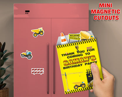Construction Theme Mini Magnetic Return Gift Pack